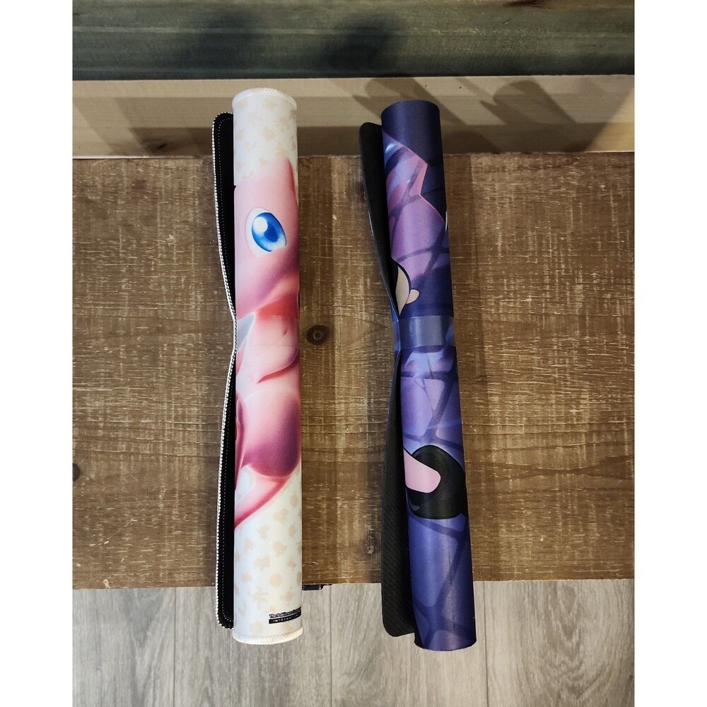 Lot of 2 Pokémon TCG Playmats - Mew 151 UPC & Crown Zenith Marnie/Morpeko